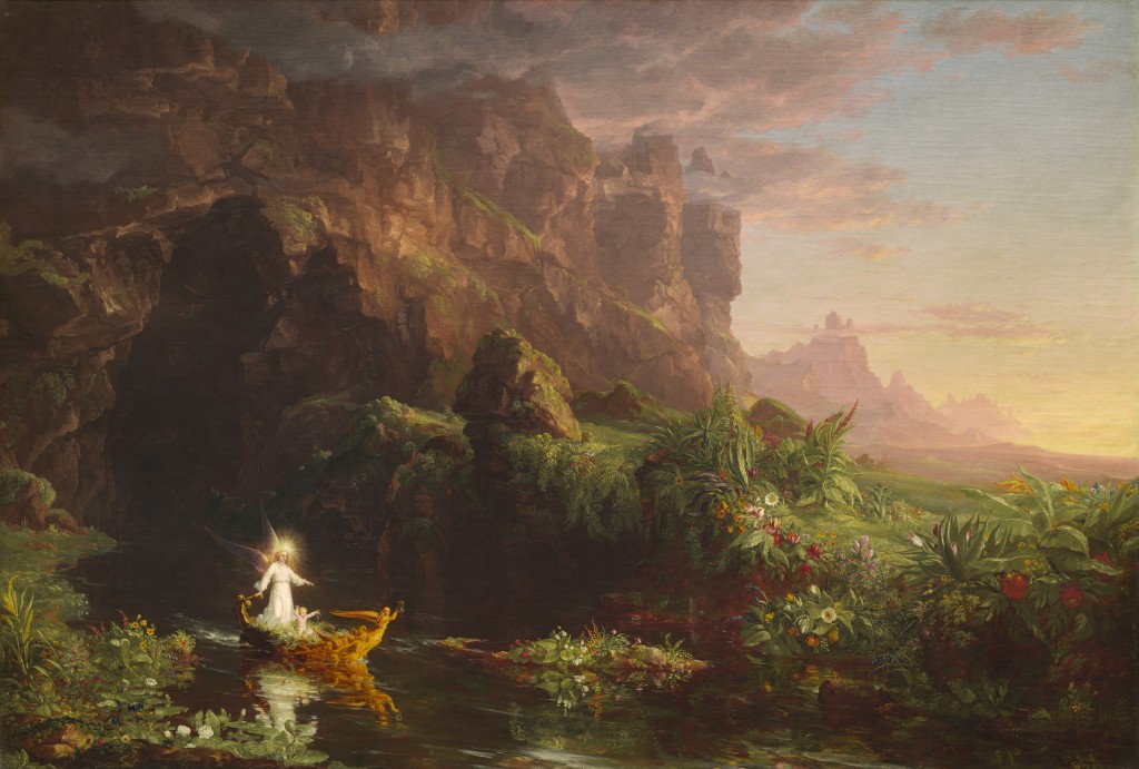 Thomas_Cole_-_The_Voyage_of_Life_Childhood,_1842_(National_Gallery_of_Art)